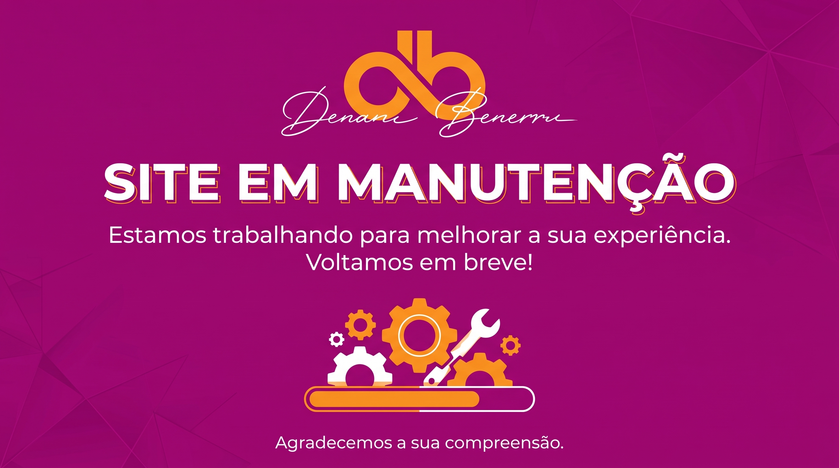 Site em Manutenção
